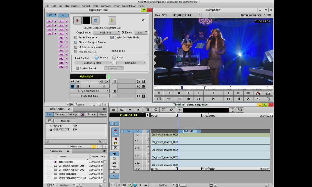 File-based Insert Edit Media Composer Set up