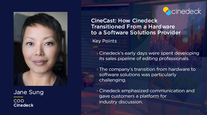You are currently viewing CineCast: How Cinedeck Transitioned From a Hardware to a Software Solutions Provider