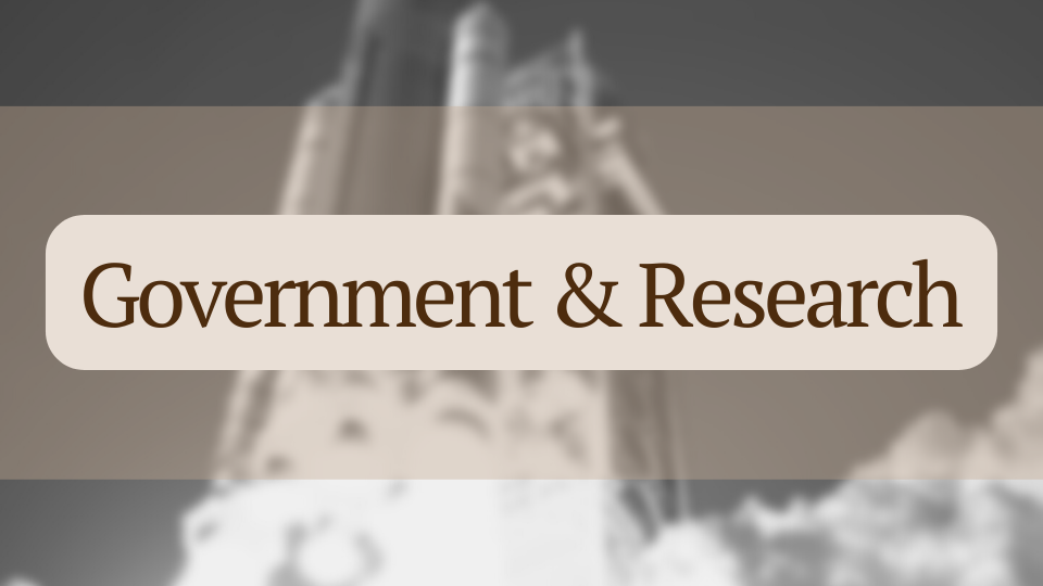 اقرأ المزيد عن المقال الحكومة والبحوث